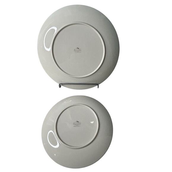 Franciscan Pottery China Gold Leaves Salad and Dinner Plate Set Gladding McBean - Picture 8 of 13